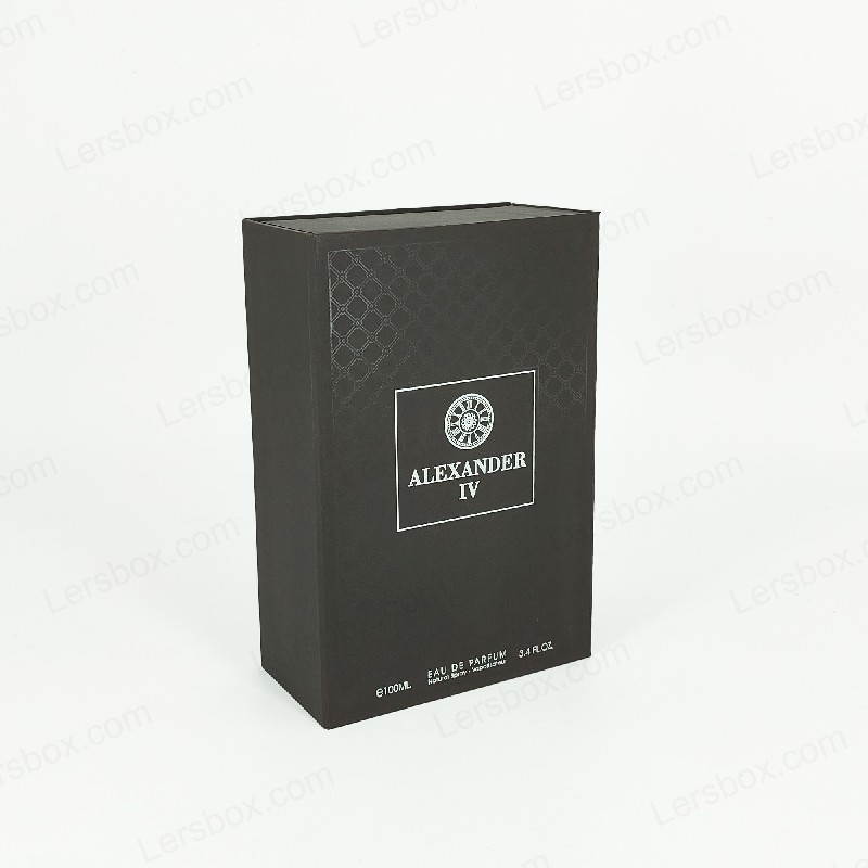 Hộp nước hoa đóng dấu vàng với nắp cứng và Eva chèn để trình bày sang trọng HP021