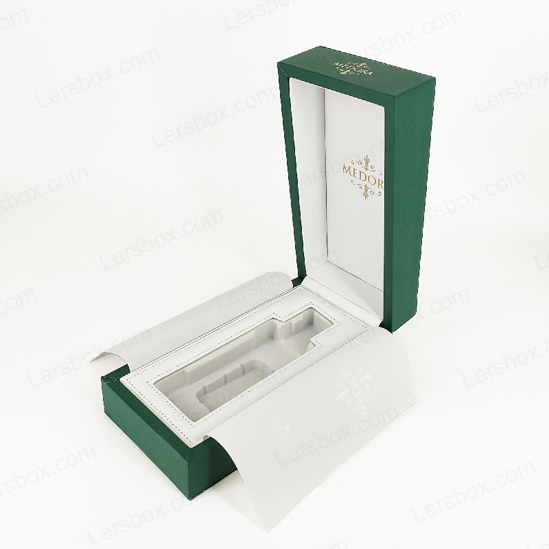 Hộp da PU cho bao bì sang trọng, hoàn hảo cho quà tặng, trưng bày bán lẻ và lưu trữ PU003