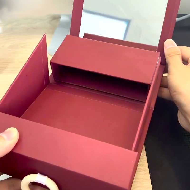 Hộp mỹ phẩm gương lật